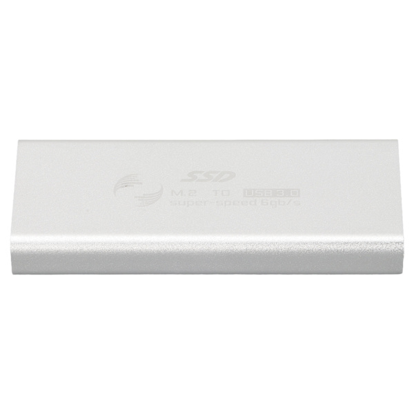 MSATA til USB 3.0 SSD-kabinetadapter 6 Gbps overførselshastighed God varmeafledning SSD-kabinet Conveter-etui til pc