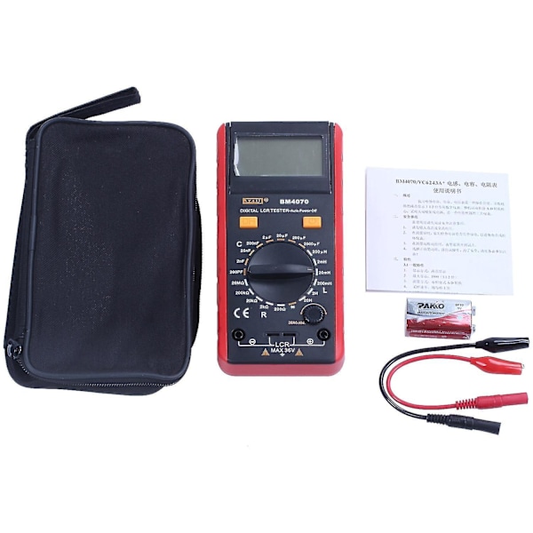 BM4070 LCR Meter Induktans Kapacitans Resistans Testare Självurladdnings Amperemeter-B8