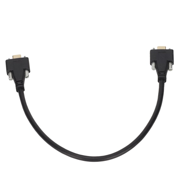 Type C han til Type C han 0,3 m 4K ved 60 Hz 5A hurtigopladning 10 Gbps USB C 3.1-kabel med skruehuller til tabletcomputer
