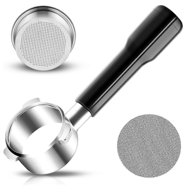 54mm Bunnløst Portafilter med Puck Screen, 3 Ører Hode for Breville