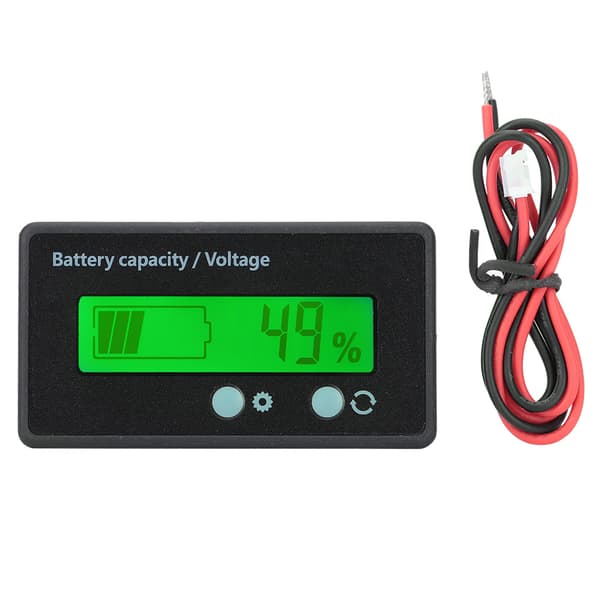 GY-6GS PCB HTN Vattentät Batterikapacitetsmätare LCD-display 12-84V Grön