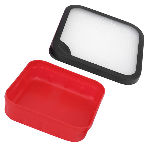 Agnsøte for oppbevaring av agn - Praktisk, enkel å bære, varmebestandig, lufttett og slitesterk - 170x170x45mm