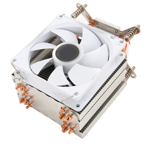 CPU Luftkøler 6 Varmerør 3pin 12VDC 48CFM 22dB Hydraulisk Leje CPU Køleventilator til 2011 Bundkort med Bagplade