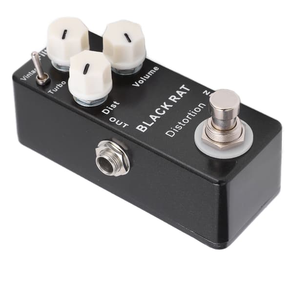 Distortion Guitar Pedal Elektrisk Effektor Enkelt Effekt Tilbehør med True Bypass Switch