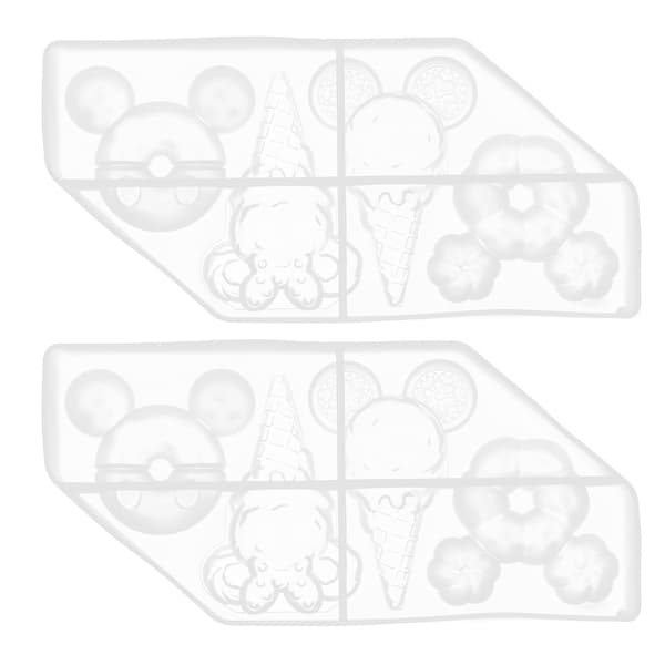 Tecknad silikonform munk glassform DIY hantverksform skrivbordsdekoration prydnader