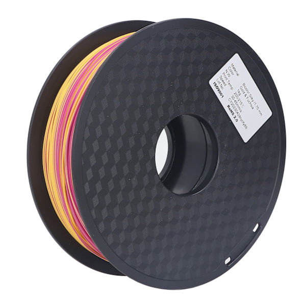 Silke Filament 1,75 mm Guld og Purpurrød Skinnende PLA Clog Free 3D Printer Filament