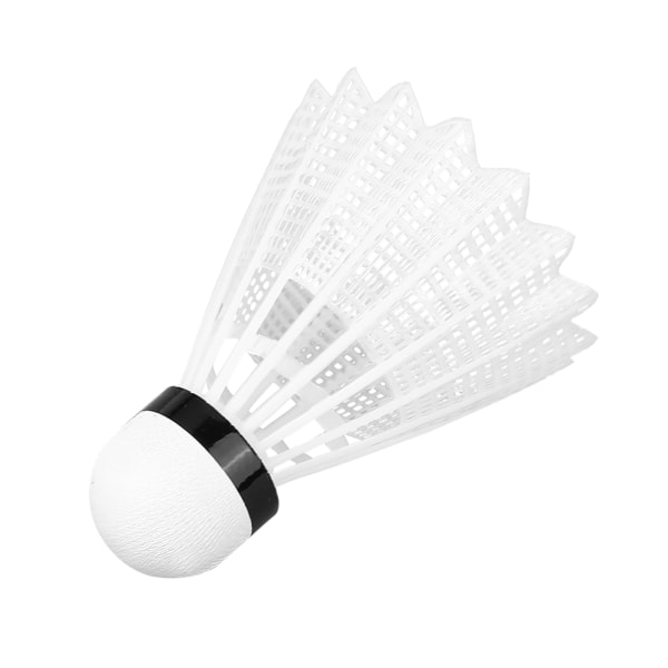 6st Vita badmintonbollar Fjäderbollar Utomhussportbollträningstillbehör