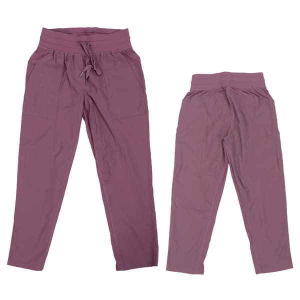 Joggebukse for kvinner Nylon Snøring Pustende Løpebukse Lilla L