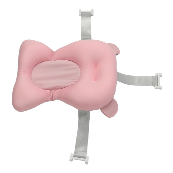 Baby badekar sete støtte matte nyfødt badekar pute baby badekar pute badekar sete for nyfødt spedbarn småbarn plast stor størrelse rosa