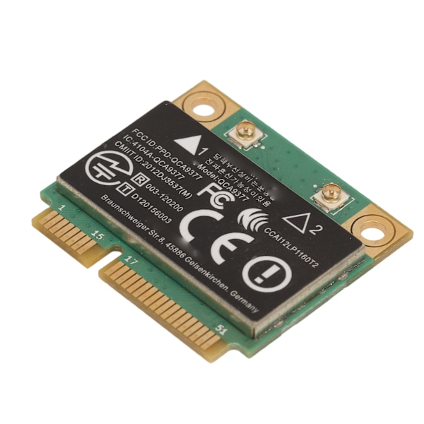 QCA9377 Mini PCIE WiFi-kort 433 Mbps 2,4 G 5 GHz Dual Band WiFi-adapter för Windows 7 8 10 för bärbar dator Mini PC