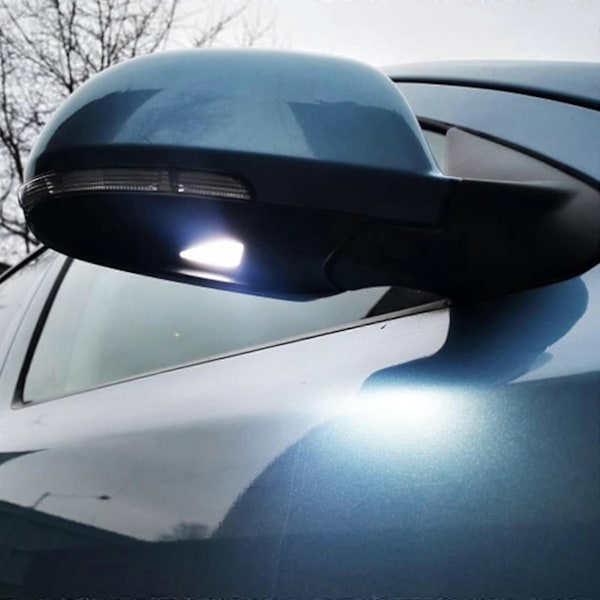 Par Under Spejllampe Hvid Ingen Fejl Led Sidespejl Blinklys Bilbelysning Til Skoda Superb Mk2 2008-2019 Octavia Mk3 A7
