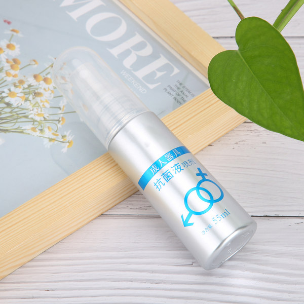 Voksen sexleketøy rengjøringsvæske Bærbar Sex Vibrator Cleaner Spray væske 55ml