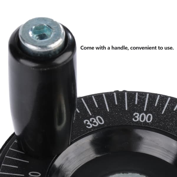 1 stk 63 mm solid bakelitt håndhjul skala håndhjul maskintilbehør