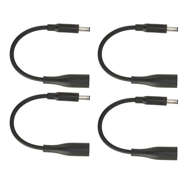 4 stk. DC 7.4x5.0mm til 4.5x3.0mm adapterkabel Plug and Play bærbar spidsadapterkonverterkabel til Dell bærbar computer