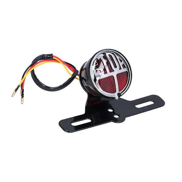 Motorcykel Baglygter Bremslys Retro Style Modifikation Universal DC12V med Nummerpladebeslag Passer til Honda