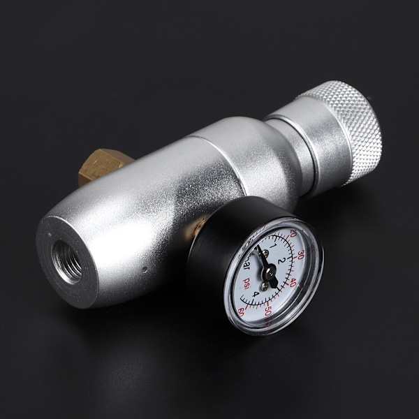 Mini CO2 gassregulator trykkreduksjonsventil CO2 laderadapterventil bryggeutstyr