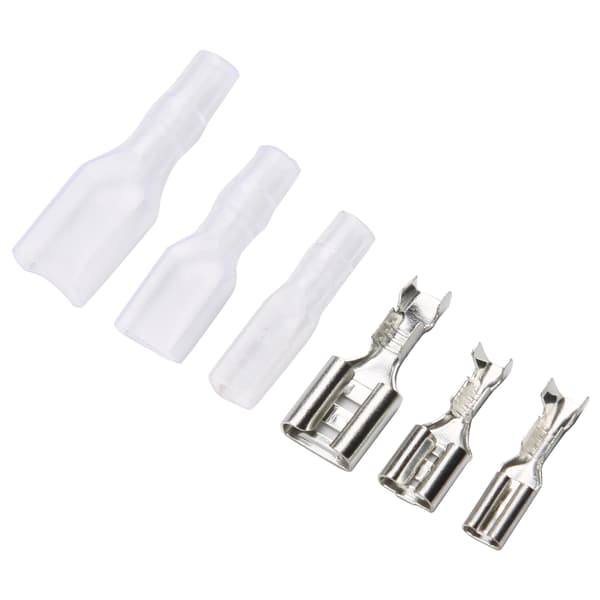 150 st 2,8/4,8/6,3 mm isolerade crimpterminaler elektriska ledningsanslutningar sortimentssats
