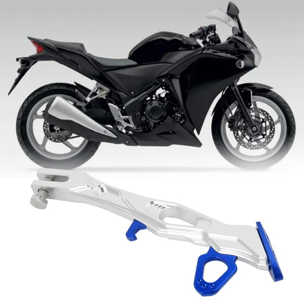 Motorcykel Aluminiumlegering Sidostöd Stativ Ram Parkeringsfötter Stöd B05026 (Blå)