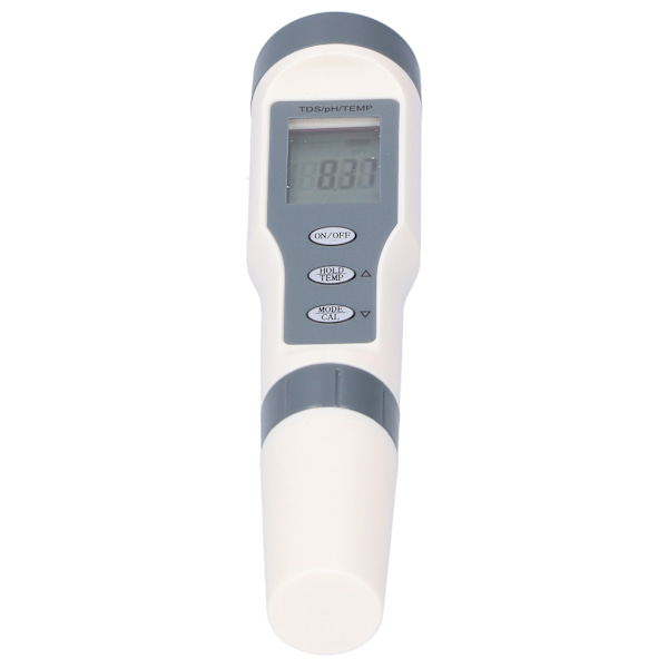 3 i 1 Multifunktionell PH-mätare Vattenkvalitetstestpenna Konduktivitetsmätare Testinstrument