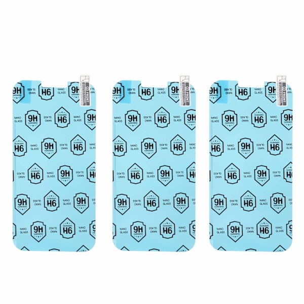 3 Set Telefonskärmsskyddsfilm PET 9H Nano Explosionssäker Skärmskydd för IPhone 13 Pro Max