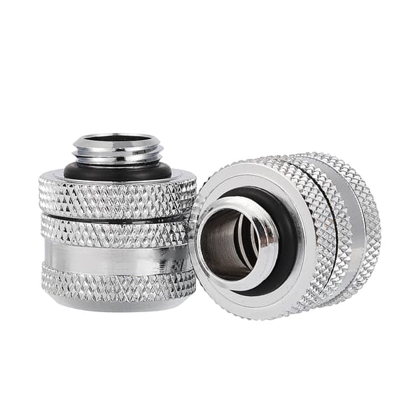 2 stk. G1/4 Kompresjonsfitting for OD 14MM Stivt Hardt Rør Vannkjølingssystem