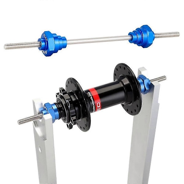 Cykel Nav Gennemgående Aksel Adapter Til Hjulopretterstande 12/15/20mm Nav Reparationsværktøj 200mm Længde Cykeltilbehør