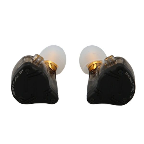 KZ ZS10 PRO X -langalliset kuulokkeet - 1DD 4BA hybridiajuri - HiFi - irrotettava hopeoitu 0,75 mm 2-pin-kaapeli