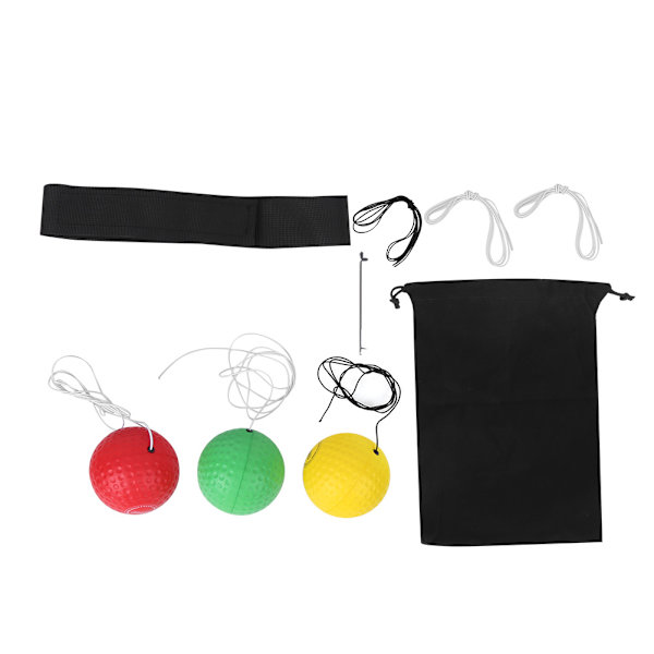Punching Reaction PU Foam Ball Pannband Justerbar Sport Fitness Boxning Utrustning