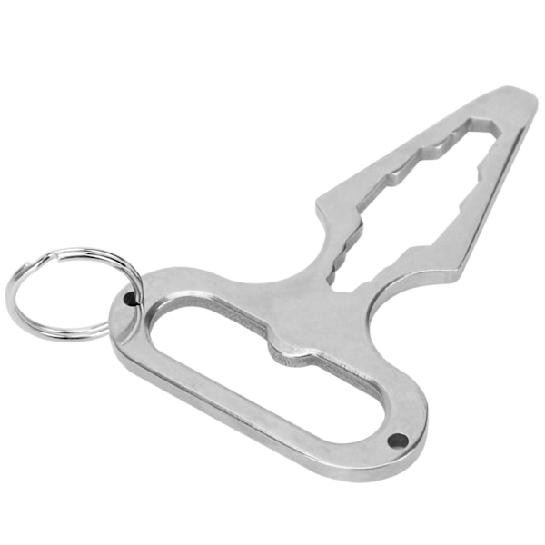 2 st Multifunktion Mini EDC Spike Wrench Flasköppnare Skruvmejsel Multiverktyg för Utomhus Camping
