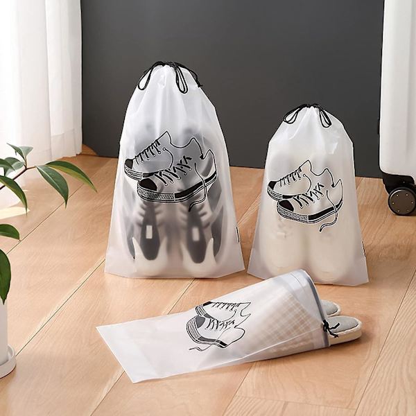 10 matkakengän säilytyspussin set (36x25cm)