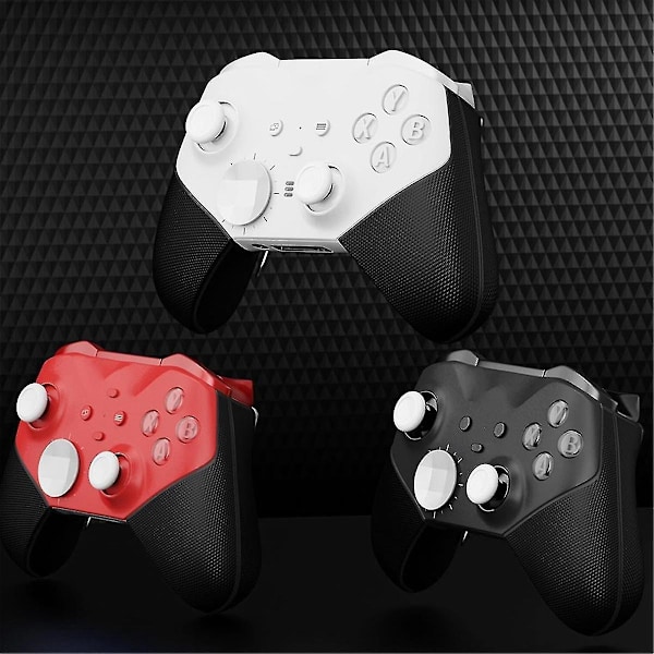 Metall Thumbsticks Joystick-kåpa kompatibel med Elite Series 2-handkontroll 6 utbytbara spakar 4 paddlar och D-Pads-tillbehör (A)-B8