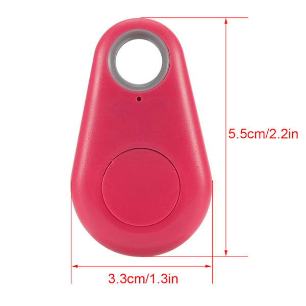 Mini Bluetooth Tracker Bag Lompakkoavain Pet Anti kadonnut Smart Finder Locator Hälytin punainen red