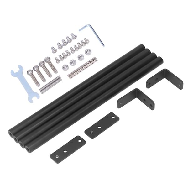 Set i aluminiumlegering S4 metalldragstång med 3D-skrivare tillbehör