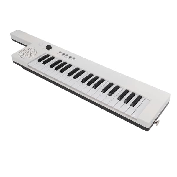 37 Tangenter Keyboard Piano Bärbar Gitarr Elektronisk Orgel Mini Keytar Utbildning MusikinstrumentBF-3755 Vit
