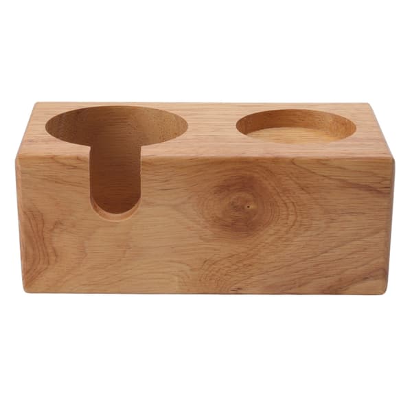 Trækaffe Protafilter Standholder Kaffestamperholder Stand Stampestation Burlywood