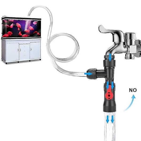 2025 Ny Automatisk Akvarievattenbytare Kit Kranadapter Vattenbyte Pump Rengöringsverktyg Akvarierengörare