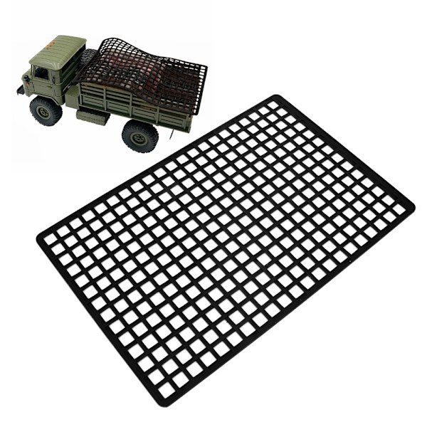 Simulerings Gummi Vindue Bagage Net Tilbehør til Axial til RC Crawler Bil Sort