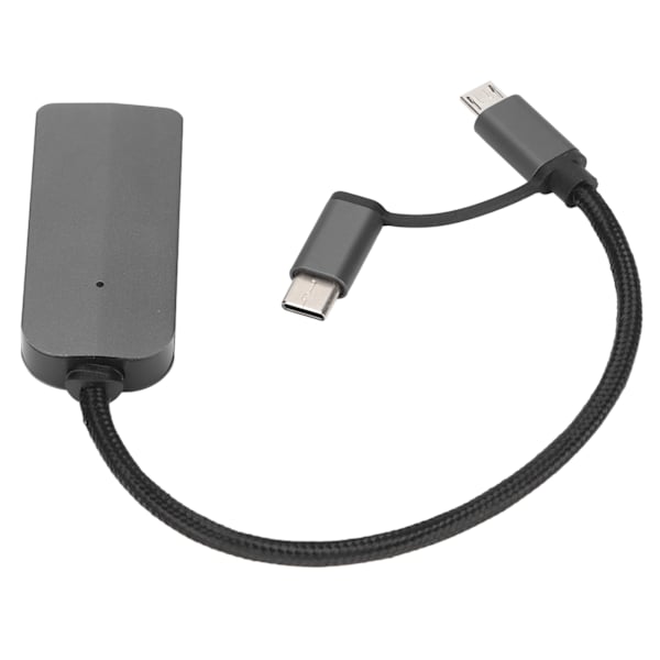 1080P Full HD 2 i 1 Telefonkabeladapter Smart Chip Design Holdbar Telefonkonverter