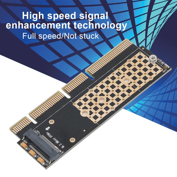 PCIE 3.0×4×8×16 för NVMe expansionsadapterkort för IOS / Windows 8 / 10 / Linux