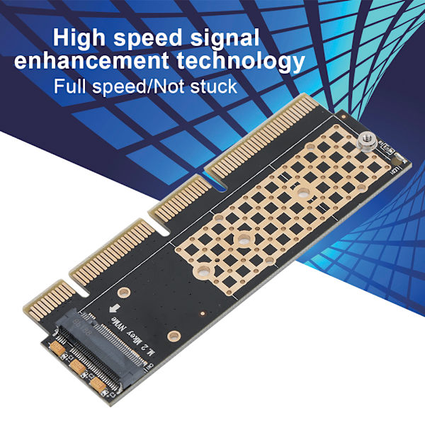 PCIE 3.0×4×8×16 til NVMe udvidelsesadapterkort til IOS / Windows 8 / 10 / Linux