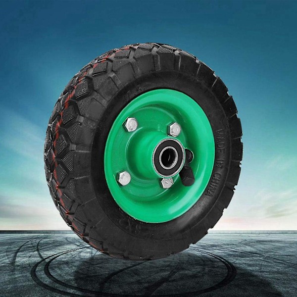 2x Uppblåsbara Däck Slitstarka 6in Hjul 150mm Däck Industriell Vagn Transportkärra Hjul 25-B10
