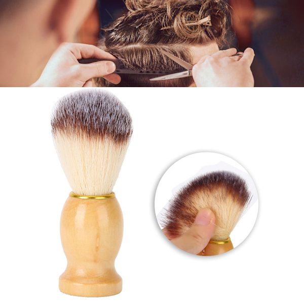 Broken Hair Cleaning Brush Frisør Hals Ansigt Hårklippet Fejebørste til frisørbrug
