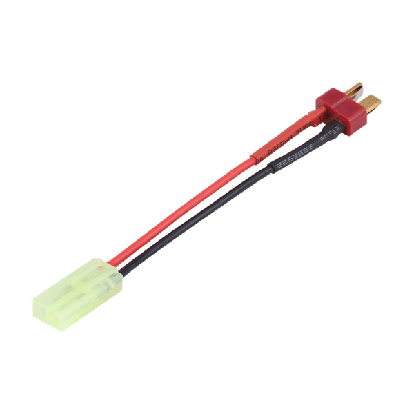 T-kontakt hane till liten Tamiya hona kontakt adapter 18AGW silikonkabel RC tillbehör