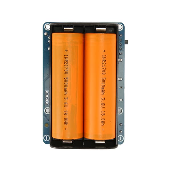 Strömförsörjning UPS-modul 5V utgång Micro USB 21700/5000mAh I2C kontrollgränssnitt UPS-modul för RasPi moderkort