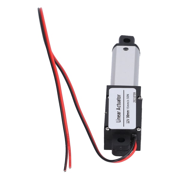 Lineaarinen karamoottori 30mm DC 12V Melunvaimennus Oikosulkusuojaus Vedenpitävä Mini Sähköinen Lineaarinen Karamoottori 15mm/s-50N