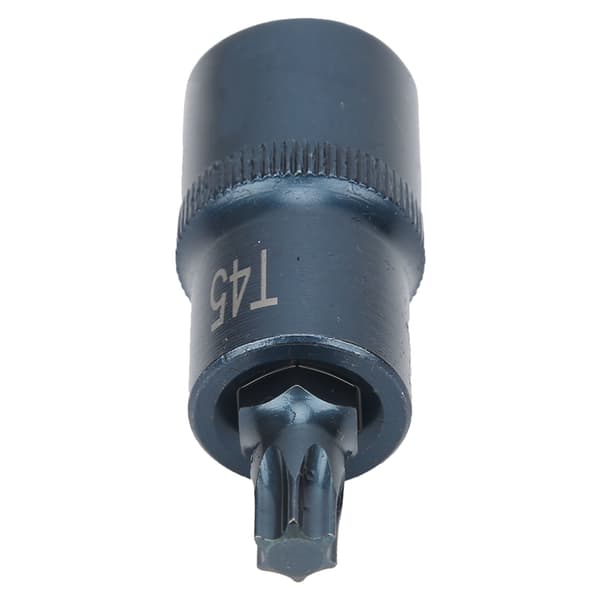 Socket Bit Star Rustsikker Høy Nøyaktighet S2 Legert Stål Blånering Plastopptak 1/2X55XT45