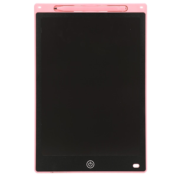 LCD-skrivetablet 12 tommer øjenbeskyttelse strålingsfri miljøvenlig holdbar trykfølsom lys farve doodle boardPink