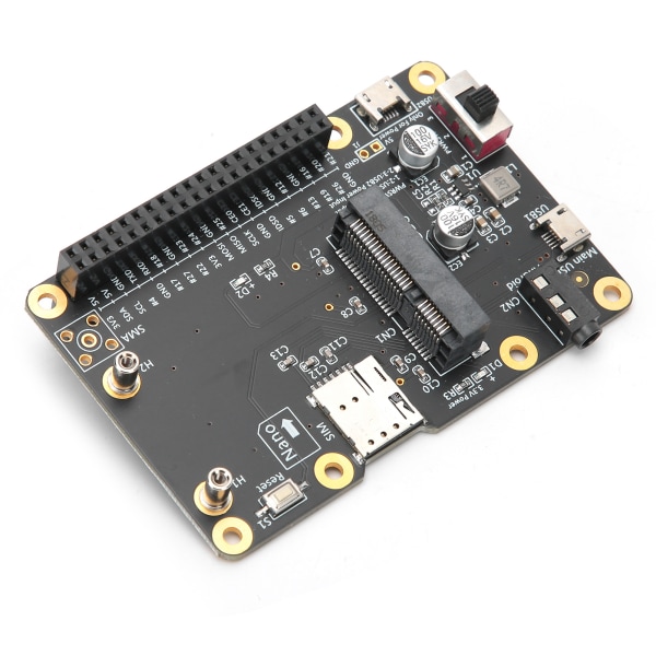 3G/4G LTE-pohjahattu Raspberry Pi 4/3/2/B+ -moduulille, tietokonekortti USB -liitäntään SIM-kortilla