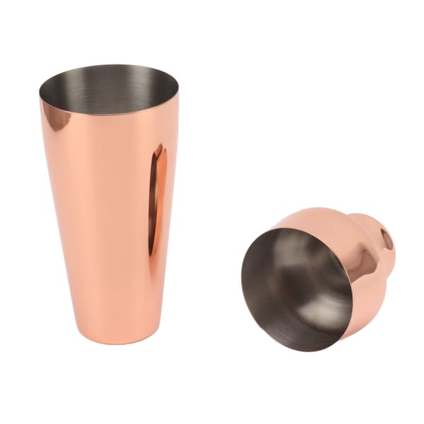 Cocktail Shaker 304 rustfritt stål fransk stil bartender shaker for blandede drinker rosegull