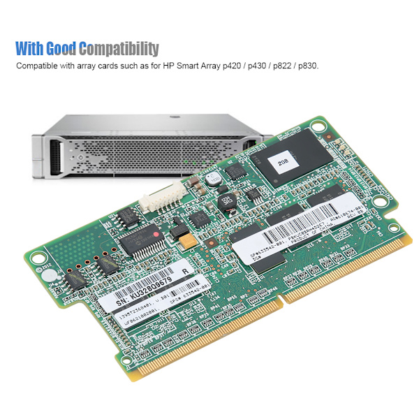 Cache-lagermodul til HP Smart Array P420 / P430 / P822 / P830 / P421 / FBWC 610674-0012GB
